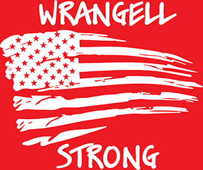 Wrangell Strong Hoodie - Distressed Stars & Bars